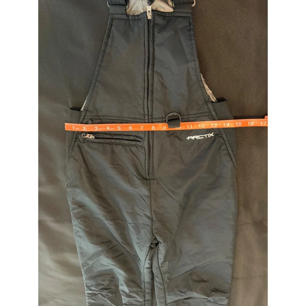 Arctix Youth Small Black Insulated Snow Bibs Overalls Winter Ski Pants 5403